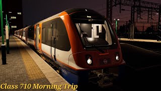 Class 710 TFL Timetable Train Sim World 5 PS5 [upl. by Gurolinick]