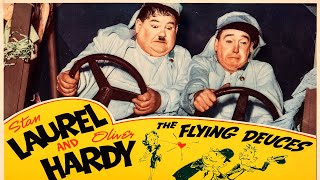 Laurel amp Hardy  quotThe Flying Deucesquot 1939  Colorized Full Movie [upl. by Ayotyal]