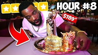 Eating The Most Expensive Food For 24 Hours [upl. by Esilahs]