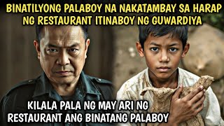 BINATILYONG PALABOY ITINABOY NG GUWARDIYA SA HARAP NG RESTAURANT NAPAHIYA ANG GUWARDIYA SA HULI [upl. by Adnohrahs]