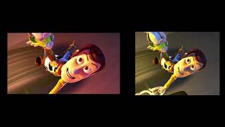 Toy Story 2 Airplane WideScreen vs FullScreen [upl. by Salba]