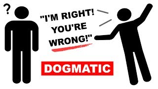 Learn English Words  DOGMATIC  Meaning Vocabulary Lesson with Pictures and Examples [upl. by Elesig495]