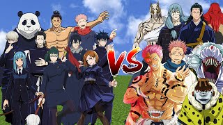 All Jujutsu Students vs Cursed Spirits [upl. by Monsour]