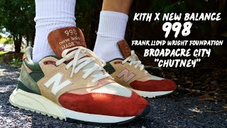 KITH x New Balance 998 Broadacre City quotChutneyquot M998KH1 Review amp Lace Swaps [upl. by Newmark]