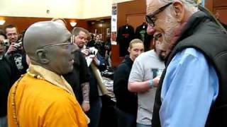 THE HARE KRISHNA ZOMBIE AND GEORGE ROMERO REUNITE [upl. by Eciruam]