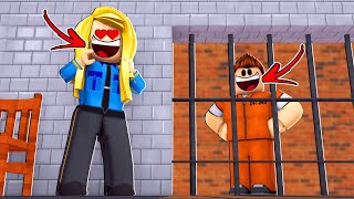 ESCAPING PRISON BY TRICKING GUARDS Roblox [upl. by Lledniw191]