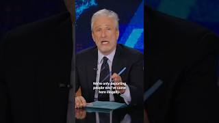 Jon Stewart on the danger of Trumps mass deportation plan [upl. by Solrak652]