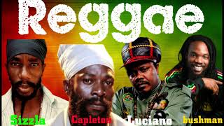 REGGAE  CULTURE MIX SIZZLA CAPLETON LUCIANO BUSHMAN ANTHONY B And Many More reggae hits [upl. by Alius]