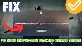 Fix Hunt Showdown Backend Server Error  Hunt Showdown Error Code 0x30005 [upl. by Zillah]