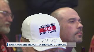 Iowa Voter Reactions to Third GOP Debate 119 [upl. by Nesmat254]