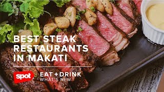 10 Best Steak Restaurants in Makati [upl. by Bauske]