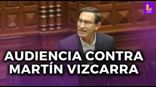 Martín Vizcarra audiencia contra el expresidente por el delito de cohecho pasivo propio [upl. by Teplitz164]