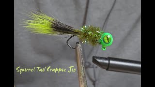 Squirrel Tail Crappie Jig [upl. by Akemak]