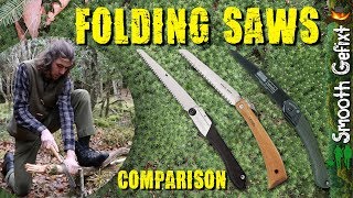 Best Folding Saw – Comparison Opinel No 18 vs Bahco Laplander vs Silky Gomboy 210  Bushcraft Saws [upl. by Beitnes]