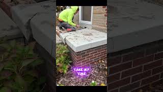 Concrete Porch Replacement EASY 1 Day Job ⛔💦 shorts concrete [upl. by Nsaj]