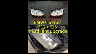 BMW 6 Series F12F13 LED headlight upgrade computer remote writing program has no problems！ [upl. by Accem206]