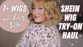 SHEIN WIG HAUL  7 Wigs Under 25 [upl. by Enawyd701]