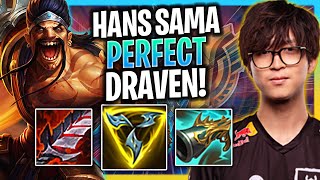 HANS SAMA PERFECT GAME WITH DRAVEN  G2 Hans Sama Plays Draven ADC vs Ziggs Season 2023 [upl. by Hayashi]