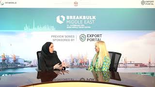 Breakbulk Middle East Pillar of UAE Maritime Growth Undersecretary Says [upl. by Hctud]