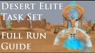 RSTasks Desert Elite Task Set  Full Run Guide [upl. by Winnah]