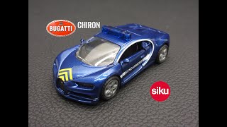 Bugatti Chiron Gendarmerie Siku Unboxing [upl. by Acihsay]