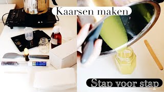 Kaarsen maken  Stap voor stap [upl. by Arvonio]