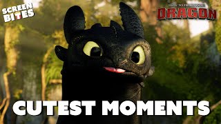 Cutest Toothless Scenes  How To Train Your Dragon 2010  Family Flicks [upl. by Amalbergas]