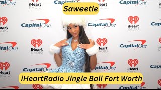 Saweetie Attends The 2024 iHeartRadio Jingle Ball In Fort Worth Texas [upl. by Terej]