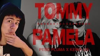 🇨🇱 REACCIÓN a TOMMY amp PAMELA Video Oficial  Peso Pluma Kenia Os [upl. by Elbas]