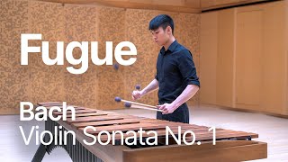 Fugue in G Minor from Bach Violin Sonata No 1 Performed By Arnor Chu Marimba [upl. by Acillegna950]