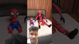 Deadpool vs spide  Spide potty kar Diya 🤣😁 funny [upl. by Bergstrom]