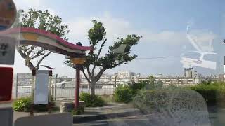 4K taxi from Naha Airport Okinawa to Hotel spring 2023 Japan [upl. by Iolande933]