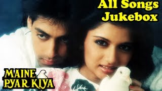 Maine Pyar Kiya  All Songs Jukebox  Salman Khan amp Bhagyashree  Old Hindi Songs  Evergreen Hits [upl. by Ihcalam177]