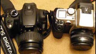 Canon EF 35105mm F4556 Lens Review  On EOS 350d  Rebel XT dSLR amp EOS 50e Film SLR [upl. by Arnold657]