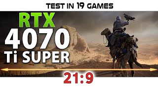 RTX 4070 Ti SUPER  219  Test in 19 Games  3440x1440 [upl. by Joette909]