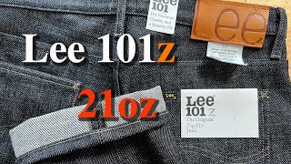 Lee 101 Heavyweight 21oz Selvedge Jeans REVIEW [upl. by Ilaire191]