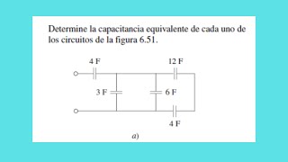 Capacitancia equivalente en un circuito mixto serie paralelo entre capacitores [upl. by Anaujit]