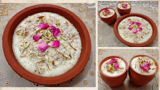 Phirni Recipe  Delicious Firni Recipe  Shahi Phirni  Eid Special [upl. by Tranquada265]