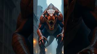 Evulation of spider 🕸️ man vs T rex hybrid fusion ai chatgptart [upl. by Normandy]