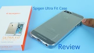 Spigen Ultra Fit Clear Capsule Case Review for the iPhone 5s5 [upl. by Roana]