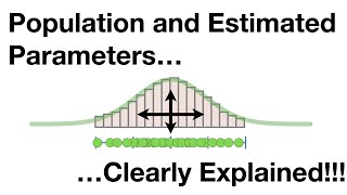 Population and Estimated Parameters Clearly Explained [upl. by Hanahs]