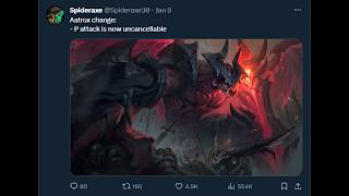 How Riot ACCIDENTALLY Broke Aatrox Q [upl. by Yssirc]