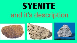 Syenite and its petrography  lecture 50 of igneous petrology GeologyAspirant [upl. by Hodge238]