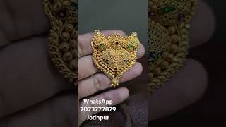 Gold 22k Mangalsutra Pandel wg 12gm  WhatsApp 7073777879 Jodhpur [upl. by Darwen]