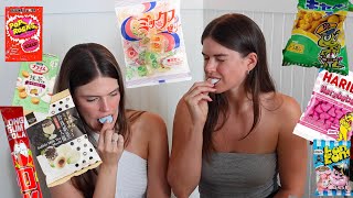 ASMR MUKBANG Sisters Tasting International Candy Jelly Candy Pop Rocks Mochi [upl. by Huskamp123]