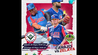 pomares2024 ZELAYA CENTRAL VS CARAZO JUEGO 3  ⚾ En vivo🎥 [upl. by Wetzel766]