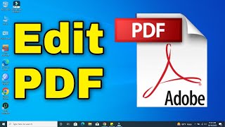 How to Edit PDF File in Laptop [upl. by Eirelav]