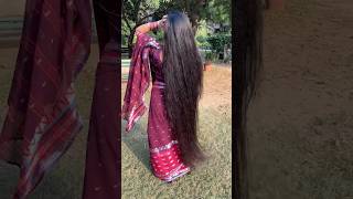 Long hair girl haircare shorts youtubeshorts longhair hairstyle hairgrowth shortsviral [upl. by Nnayllehs]