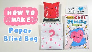 How to make paper Blind bag Easy Tutorial [upl. by Engedi]