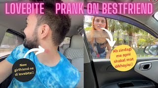 LOVEBITE PRANK ON BESTFRIEND🫦 prank [upl. by Tracy]